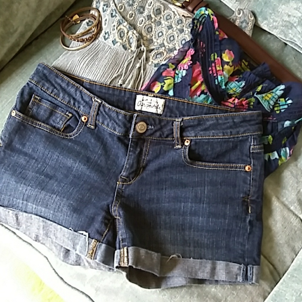 Aeropostale 3 inch Length Jean Shorts